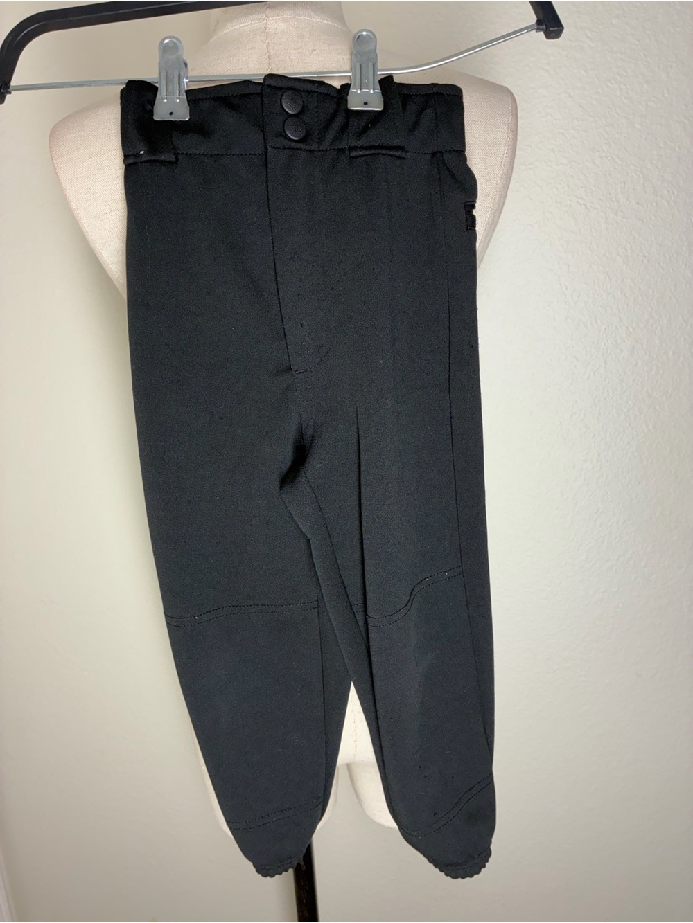 Rawlings Youth Black Baseball Pants, size 2XS